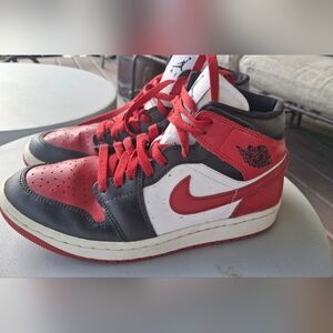 Nike Red and Black Sneakers